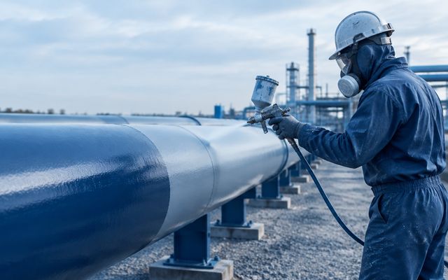 Окраска трубопроводов и газопроводов